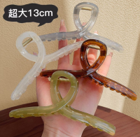 1个发夹盘发抓夹大号发量多磨砂鲨鱼夹简约高级感头饰后脑勺发卡发饰 礼品代发 0.9元起